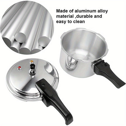 22cm Aluminum Steamer Pot with Steam Basket - Perfect for Soups, Stews & More