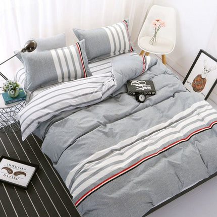 Simple 4-piece quilt cover