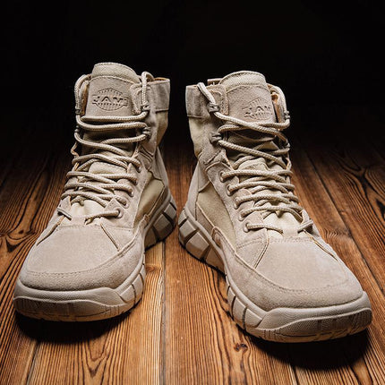 Men's Workwear-Inspired Low-Top Sneakers - Durable PU Upper & Rubber Sole, Breathable Fabric Lining,