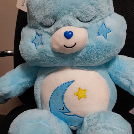 Three-color Bear Pillow Plush Toy Rainbow Bear Doll Cute Panda