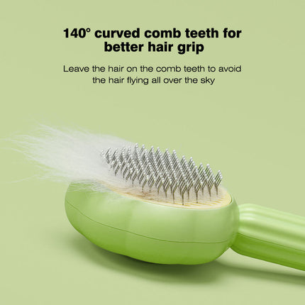 New Sunflower Pet Comb Cat Comb Pet Brush Pet Self-Cleaning Needle Comb Pet Hair Remover Pet Comb