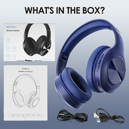 Headband Wireless Headphones Foldable Wireless Headset Wireless Headphones Spliced Large Earcups with