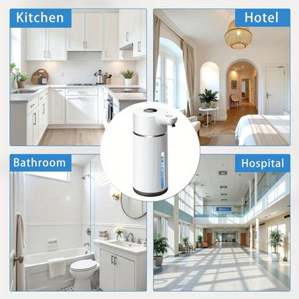 A 420Ml Wall-Mounted Automatic Soap Dispenser with IPX5 Design, Battery, USB Charging, Available