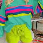 Green / S / 70%Polyester+30%Cotton