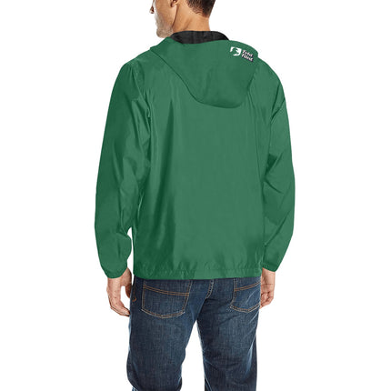 Men's All Over Print Quilted Windbreaker(Model H35)