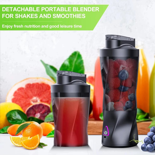 Portable Electric Juicer 700ML Multifunctional USB Rechargeable Shake and Smoothie Mixer