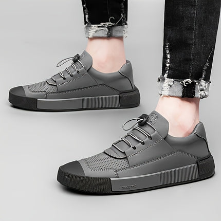 Men'S Shoes with Rubber Sole, Fashionable Sports Casual Shoes, Street Style Skate Shoes,