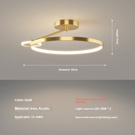 Minimalist Round Ceiling Lamp Bedroom Lamp In The Living Room