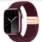 Wine Red Rose Buckle / 38to40to41mm Universal