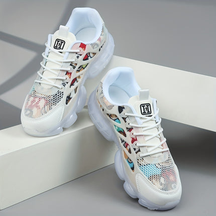 Men's Sports Shoes, Low-Top Casual Lace-Up Sneakers, Comfortable Footwear
