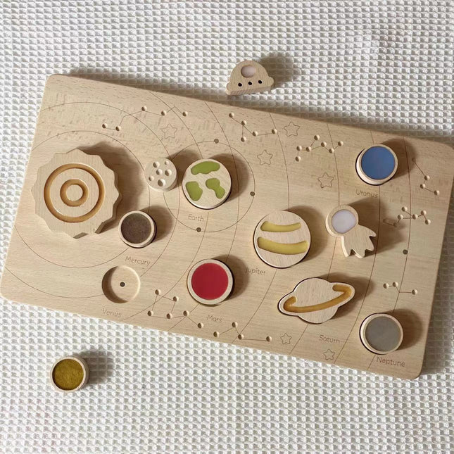 Wooden Magnetic Montessori Planetary Disk