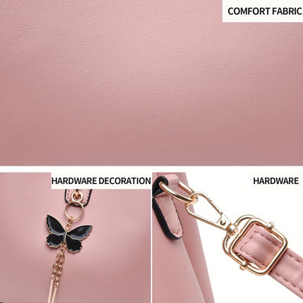 Crossbody Bags For Women Fashion Butterfly Bucket Purses For Teenage Lightweight Shoulder Bag