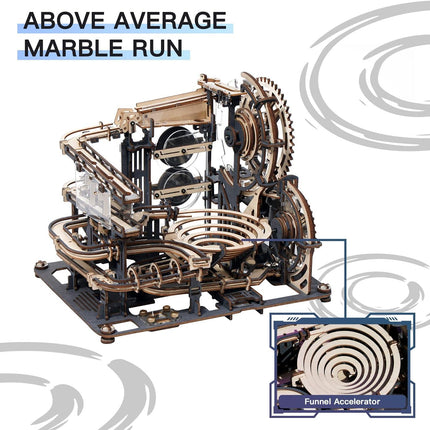 Marble Run to Build, 294-Pie Wooden