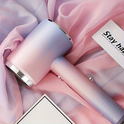 Portable High-Power Hair Dryer for Home And Dormitory Use, Quick-Drying, Available in Pink And Gray,