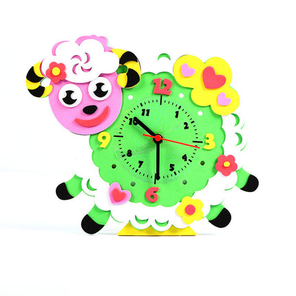 Handmade Materials Diy To Make Children's Creative Clocks