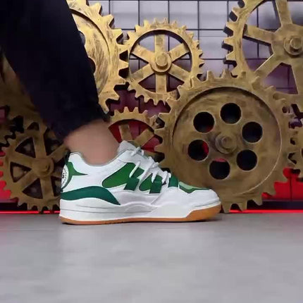Men's All-Season Thick-Soled Bread Sneakers Low-Top Lace-Up Casual Sports Shoes with Non-Slip