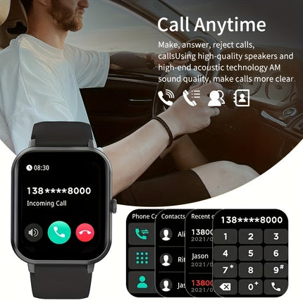 Smartwatch for Men And Women Gift, 4.65 cm Full Touch Screen Smartwatch with Text And Call Capabilities