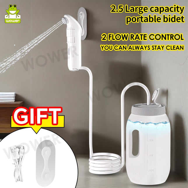 Portable Bidet Travel Muslim Shower Electric Rechargeable Handheld Personal Bidet Sprayer