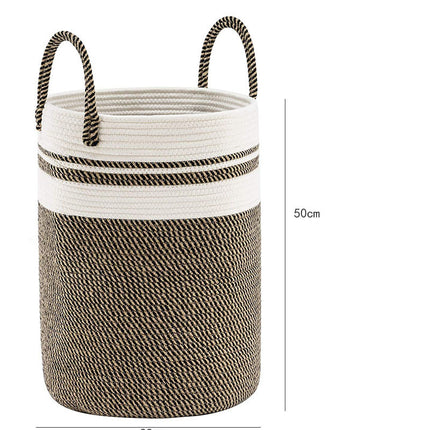 Cotton String Knitted Basket Storage Storage Basket
