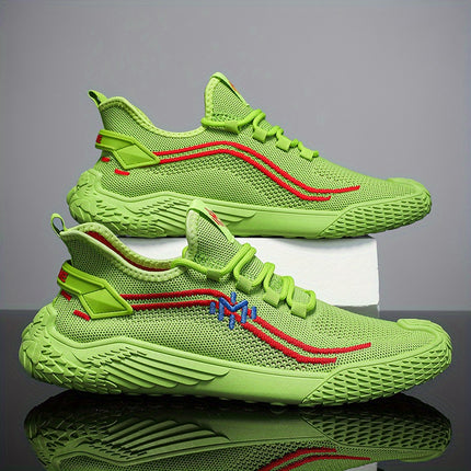 Men's low-top round-toe sports shoes, rubber insoles, shock-absorbing, anti-slip,