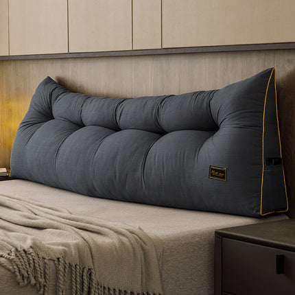 Bedside Backrest Pillow Soft Bag Triangle Cushion Pillow