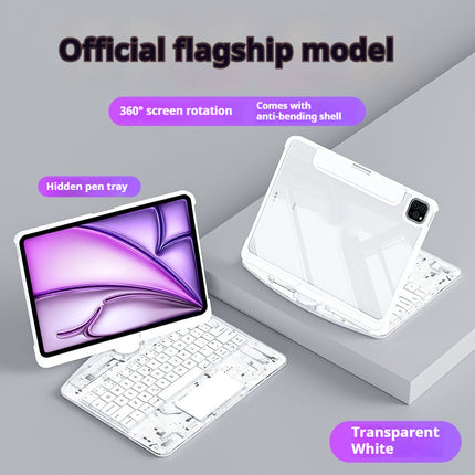 Transparent Rotating Keyboard For Air5 Protective Case Tablet PC