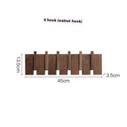 Black Walnut 6 Hooks