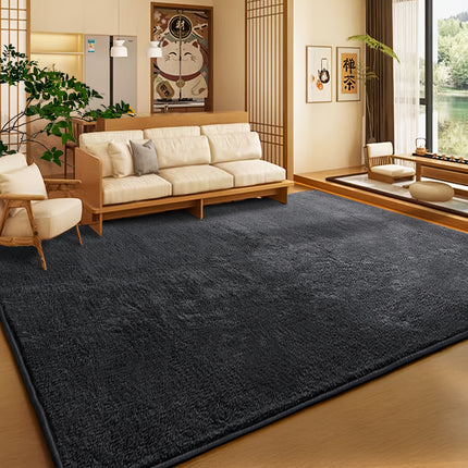 Japanese Style Solid Color Minimalist | Upgraded Ultra-Soft Plush Carpet | Beige, Dark Gray, Light Gray