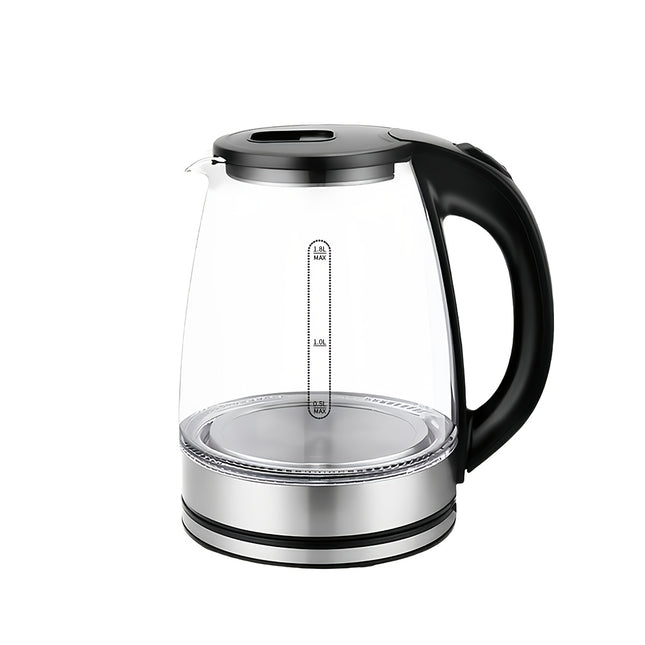 110V High Borosilicate Electric Kettle 33.85-101.44oz Capacity, 1000W Power, Easy Cleaning,