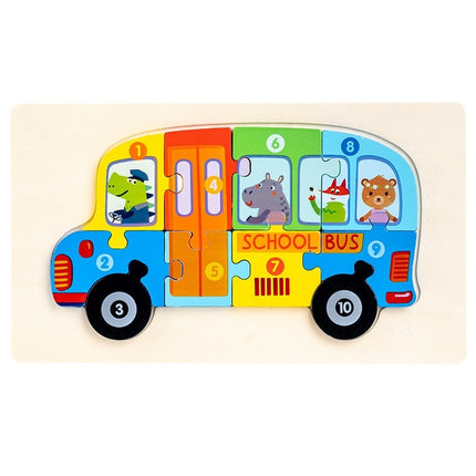 3D Puzzle Model Wooden Puzzle Educational Toys