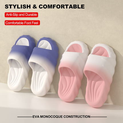 3 pcs set Slippers for Men, Summer Outdoor Wear, Thick-Soled Indoor Home
