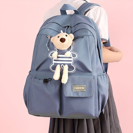 Stylish Unisex Square Backpack, Korean Style, Simple And Versatile, Suitable for Junior