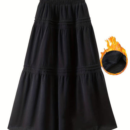 Skirt for Women 2025 Autumn And Winter New Style High-Waisted Mid-Length
