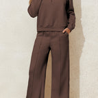 Dark Brown / S / 56%Cotton+44%Polyester