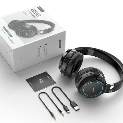 Bluetooth Earphones With Headworn Luminous Folding