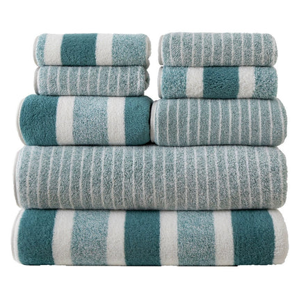 Coral Fleece Double-sided Thickened 8-piece Set Towels Square Scarf