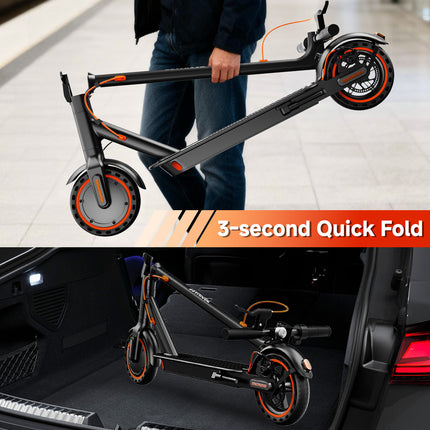 TODIMART T3 Ultra-Light Adult Electric Scooter, 350W Motor/25KM/H, 30KM Range