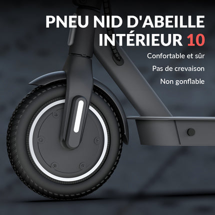 5TH WHEEL 10-Inch Adult Electric Scooter, 350W Motor, 25km/h, Foldable with LED Display,