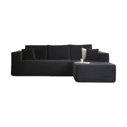 Sofa, Boneless Deep Seat Modular Couch, No Assembly Required, Minimalist Modern Design