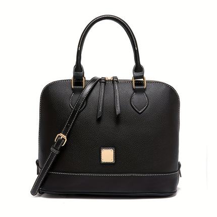 Women's Solid Color Lizard Print Daily Shoulder Crossbody Bag