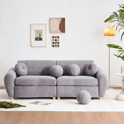 Sofa, Combination Couple Seat Sofa For Bedroom, Home Office And Living Room, Upholstered Sofa