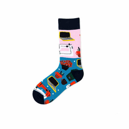 Pure Cotton Personality Ins Street Hip-hop Sports Long Socks