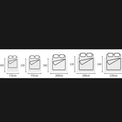 1pc All-Season Down Comforter 135x200cm 1134g Fill Cotton Cover Fluffy Breathable Machine Washable Middle