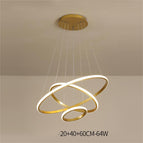 Gold 64W 20x40x60CM / White light