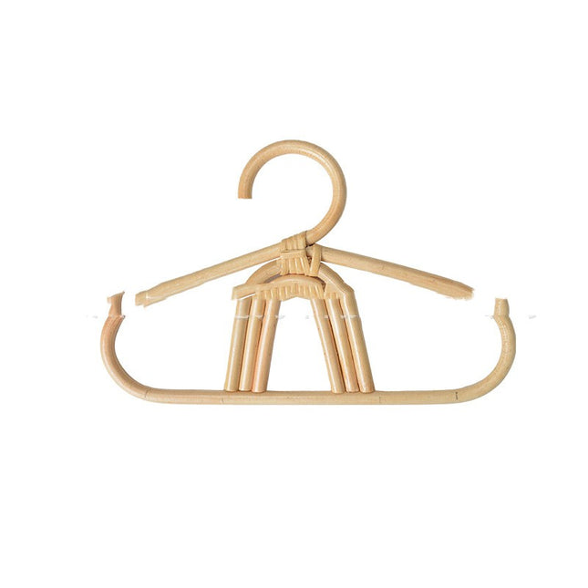 Handmade Rattan Clothes Hanger For Children