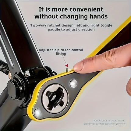 1.5T Jack with Wrench Set, Car Maintenance On-Board Tool, Effortless Tire Changing Artifact
