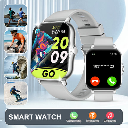 New Smartwatch, Suitable for Both Men and Women, Featuring Sports Modes, Wireless Calling and App