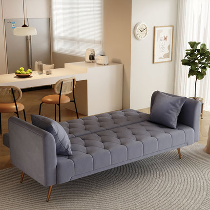 Sofa, American Retro Velvet, Suitable for Small Living Room, Bedroom, Office