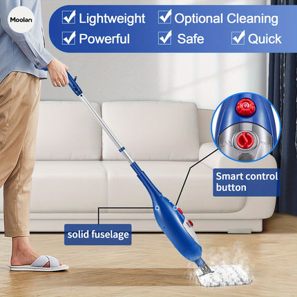 Floors 12 In 1 Steam Mop, Detachable Handheld Steamer Mop, Multipurpose Steam Cleaner