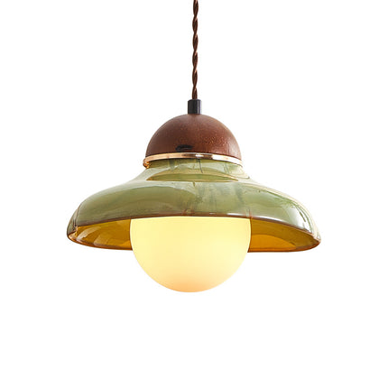 Ceramic Lamp Retro Dining Room Bedroom Bedside Small Droplight
